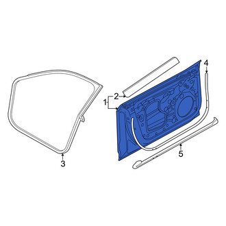 Audi OE - Front Left Door Shell
