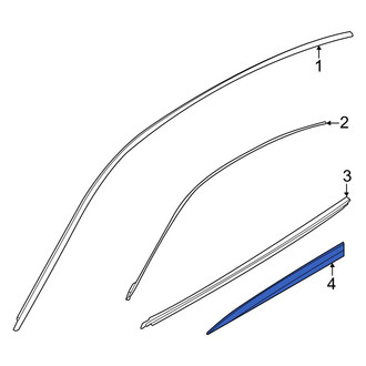 Audi OE - Front Right Door Molding
