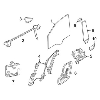 Audi OE - Front Door - Glass & Hardware