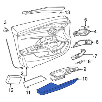 Audi OE - Front Right Door Armrest