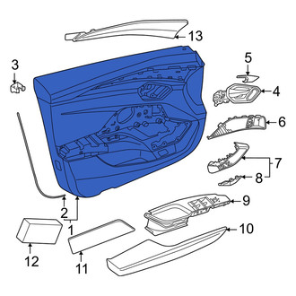 Audi OE - Front Left Inner Door Interior Trim Panel