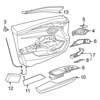 Audi OE - Front Door - Interior Trim (Door Panel & Trim)