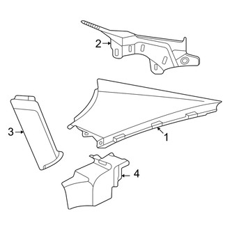 Audi OE - Quarter Panel - Interior Trim