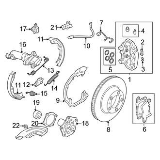 Audi OE - Rear Suspension - Brake Components (358 x 28 mm)