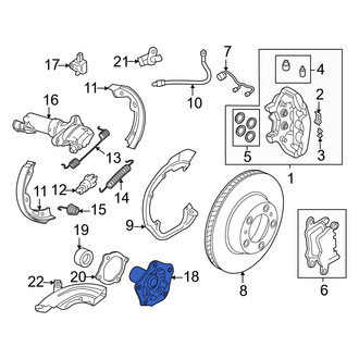 Audi OE - Rear Wheel Hub