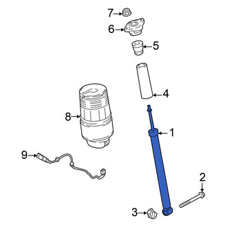 Audi OE - Rear Left Suspension Shock Absorber