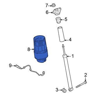 Audi OE - Front Left Air Suspension Spring