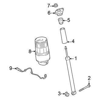 Audi OE - Rear Suspension - Shocks & Components