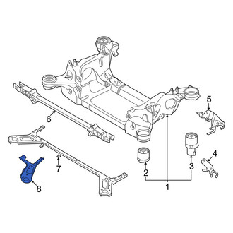 Audi OE - Rear Right Suspension Crossmember Reinforcement Bracket