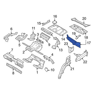 Audi OE - Rear Forward Trunk Trim Panel