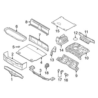 Audi OE - Rear Body & Floor - Interior Trim