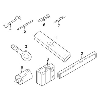 Audi OE - Rear Body & Floor - Jack & Components