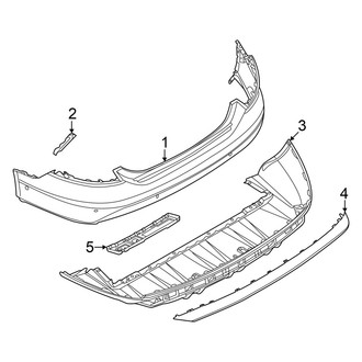 Audi OE - Rear Bumper - Bumper & Components (Premium Plus / Prestige)