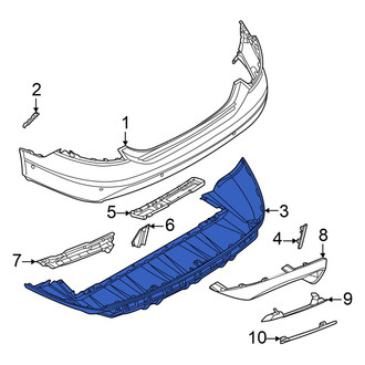Audi OE - Rear Lower Spoiler