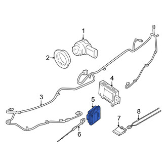 Audi OE - Rear Garage Door Transmitter Control Module