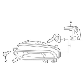 Audi OE - Front Lamps - Fog Lamps (Convertible)