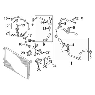 Audi OE - Cooling - Hoses & Lines (Convertible)