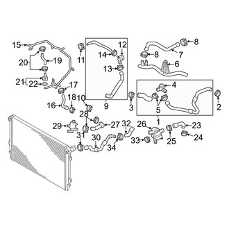 Audi OE - Cooling - Hoses & Lines (Convertible)
