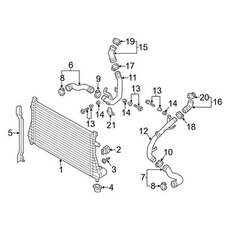 Audi OE - Cooling - Intercooler (Convertible)