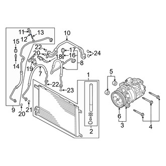 Audi OE - A/C Refrigerant Pressure Sensor O-Ring