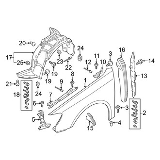 Audi OE - Fender & Components (Convertible)