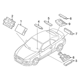 Audi OE - Electrical - Keyless Entry Components (Convertible)