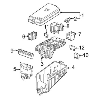 Audi OE - Electrical - Fuse & Relay (Engine Compartment), (Convertible)