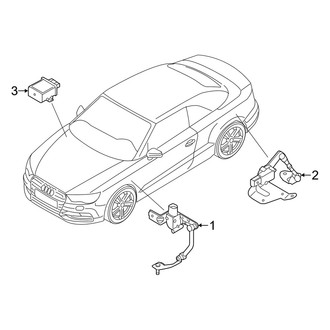 Audi OE - Electrical Components (Headlight Level Control), (Convertible)