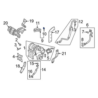 Audi OE - Turbocharger Coolant Line O-Ring