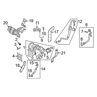 Audi OE - Turbocharger Nut