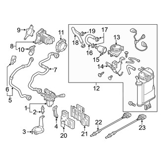 Audi OE - Emission System - Emission Components (Convertible)