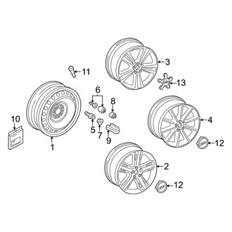 Audi OE - Wheels (18"), (Convertible)