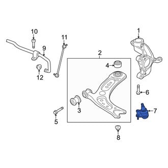 Audi OE - Front Right Suspension Ball Joint