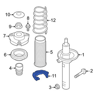 Audi OE - Front Coil Spring Insulator