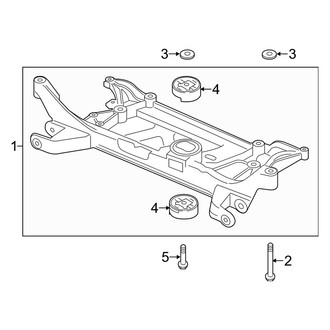Audi OE - Front Suspension - Suspension Mounting (Convertible)