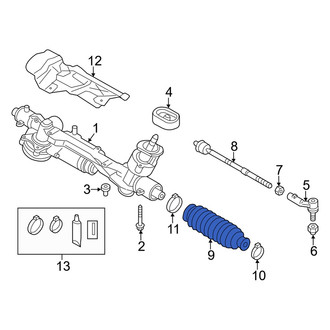 Audi OE - Rack and Pinion Bellows