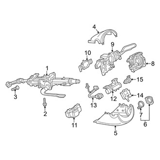 Audi OE - Steering Column - Shroud, Switches & Levers (Convertible)