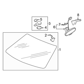 Audi OE - Windshield - Glass (Convertible)