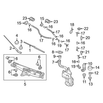 Audi OE - Windshield - Wiper & Washer Components (Convertible)