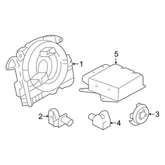 Audi OE - Restraint Systems - Air Bag Components (Modules & Sensors), (Convertible)