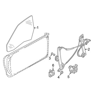 Audi OE - Door - Glass & Hardware (Premium / Premium Plus / Prestige Convertible)