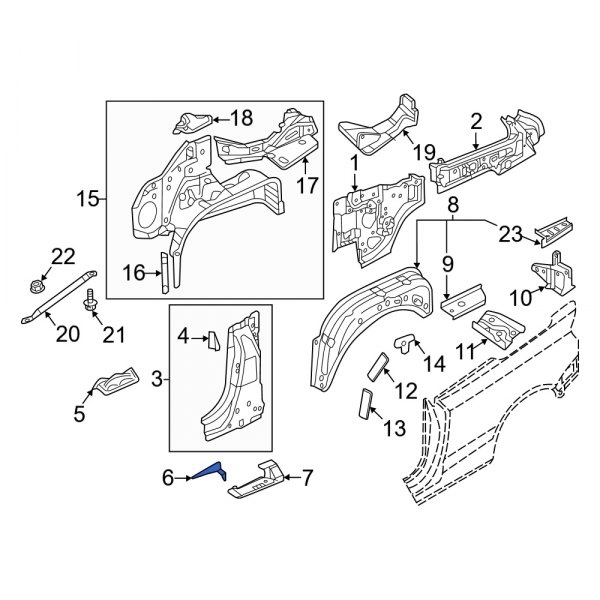 Body B-Pillar Insulator