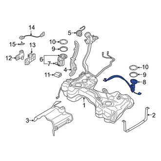 Audi OE - Left Fuel Sender and Hanger Assembly