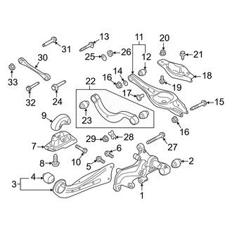 Audi OE - Rear Suspension - Suspension Components (Convertible)