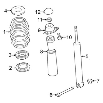 Audi OE - Rear Suspension - Shocks & Components (Convertible)
