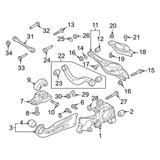 Audi OE - Rear Suspension - Suspension Components (Convertible)