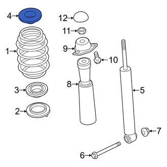 Audi OE - Rear Upper Coil Spring Insulator