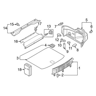 Audi OE - Rear Body & Floor - Interior Trim (Convertible)