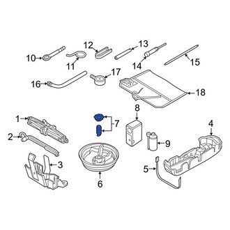 Audi OE - Spare Tire Stud