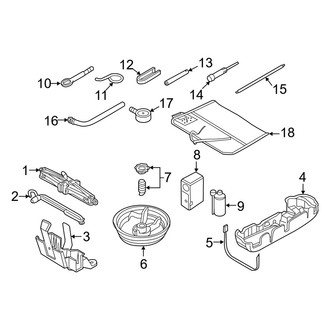 Audi OE - Rear Body & Floor - Jack & Components (Convertible)